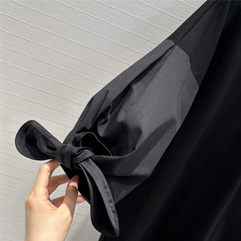 Vanitoo patchwork fabric T-shirt dress replica d&g clothing