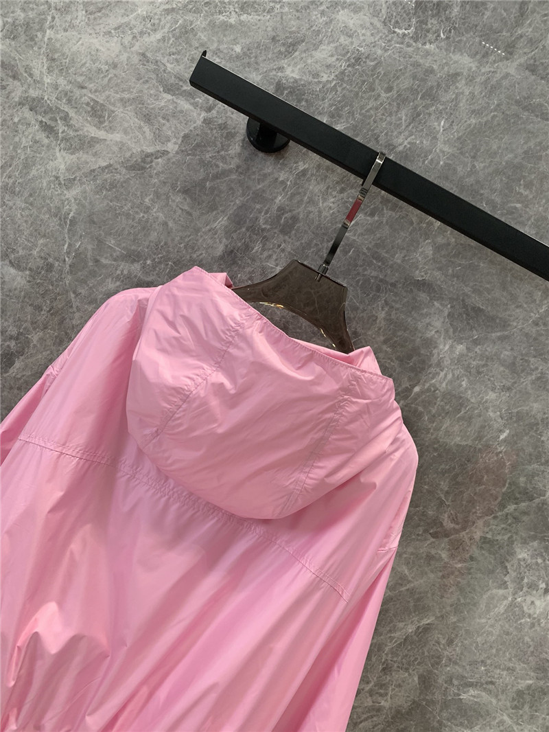 Ch**el hooded trench coat replica d&g clothing