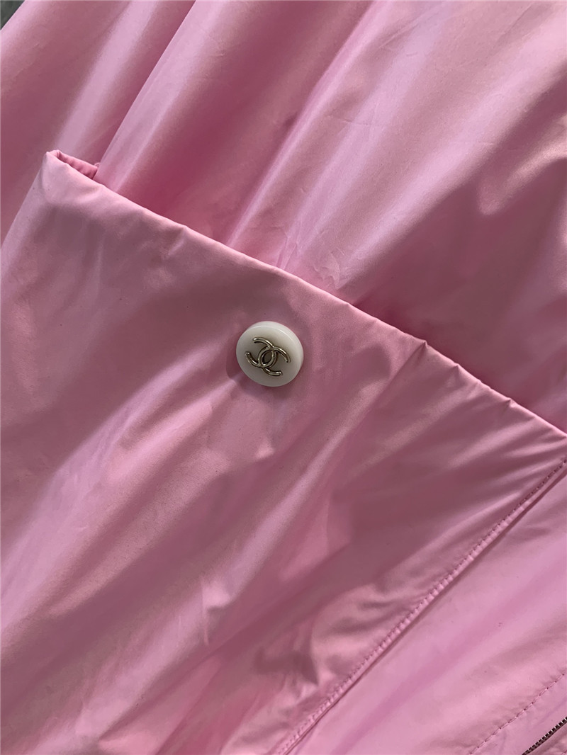 Ch**el hooded trench coat replica d&g clothing