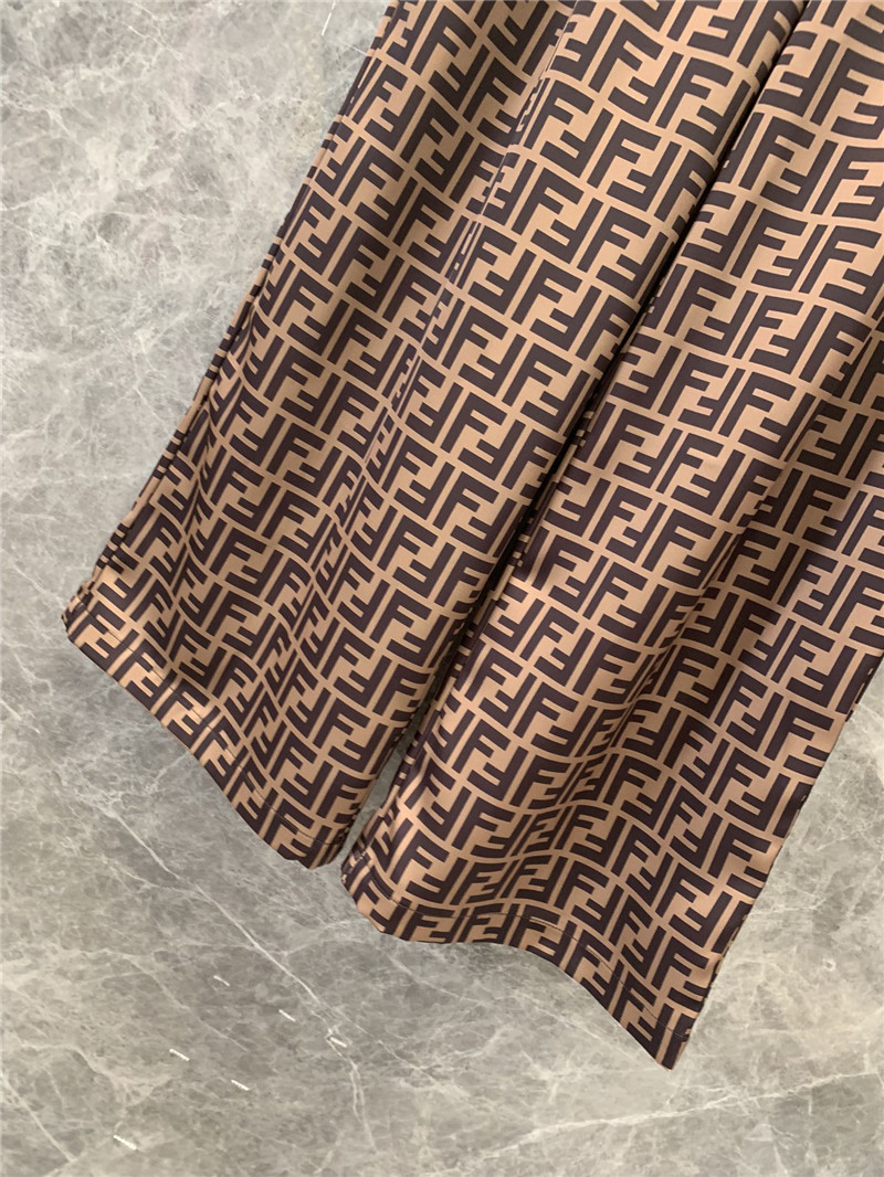 F**di straight elastic waist casual pants replica d&g clothing