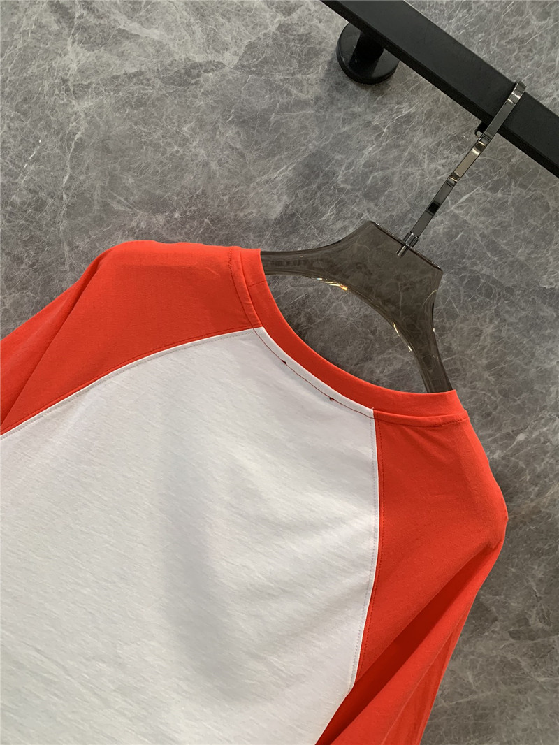 Balmain contrasting lettering short-sleeved T-shirt replica clothing