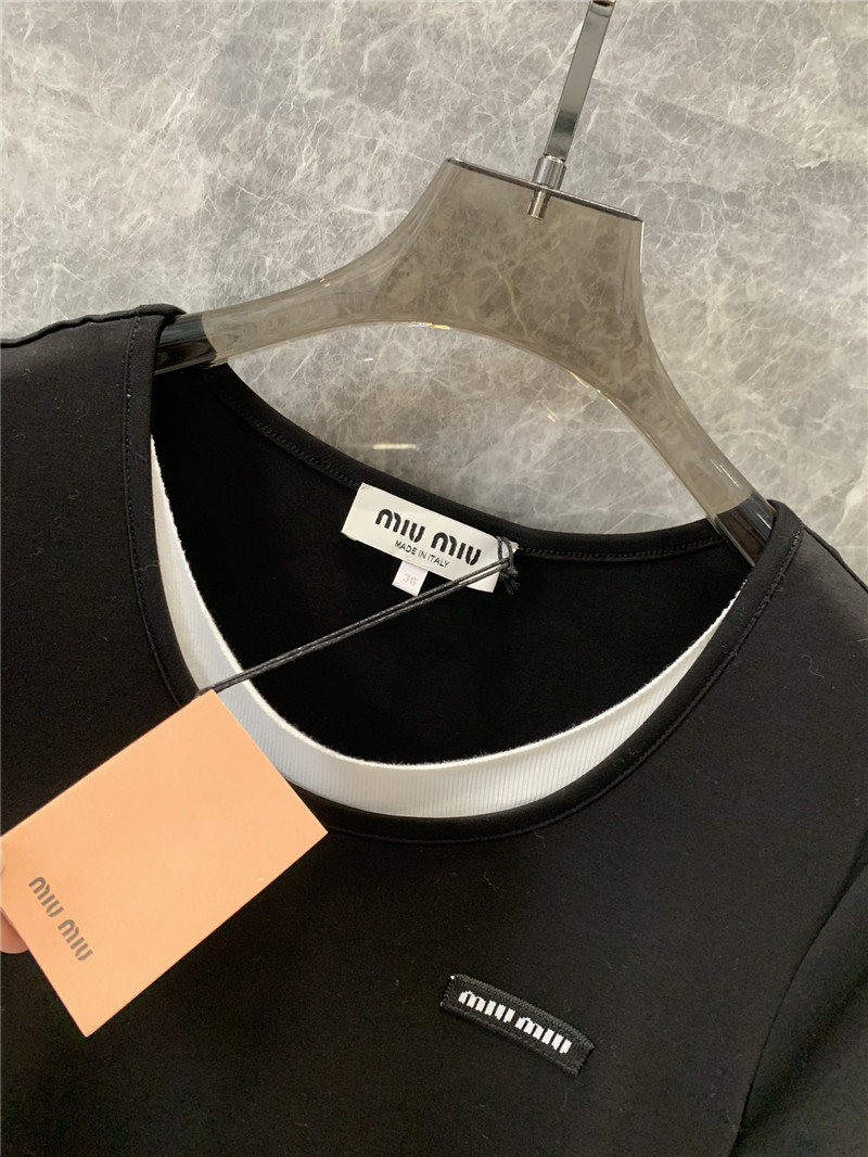 M1um1u pleated design dress long skirt cheap replica designer clothes