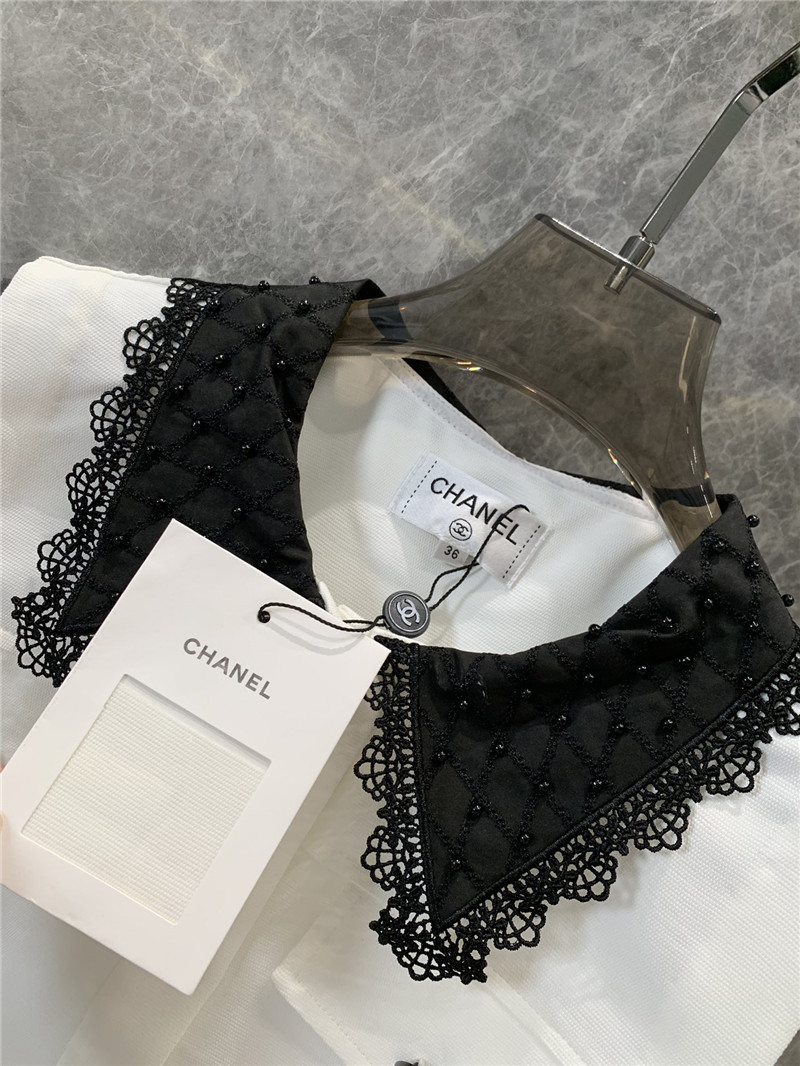 Ch**el beaded collar vest small jacket replica d&g clothing