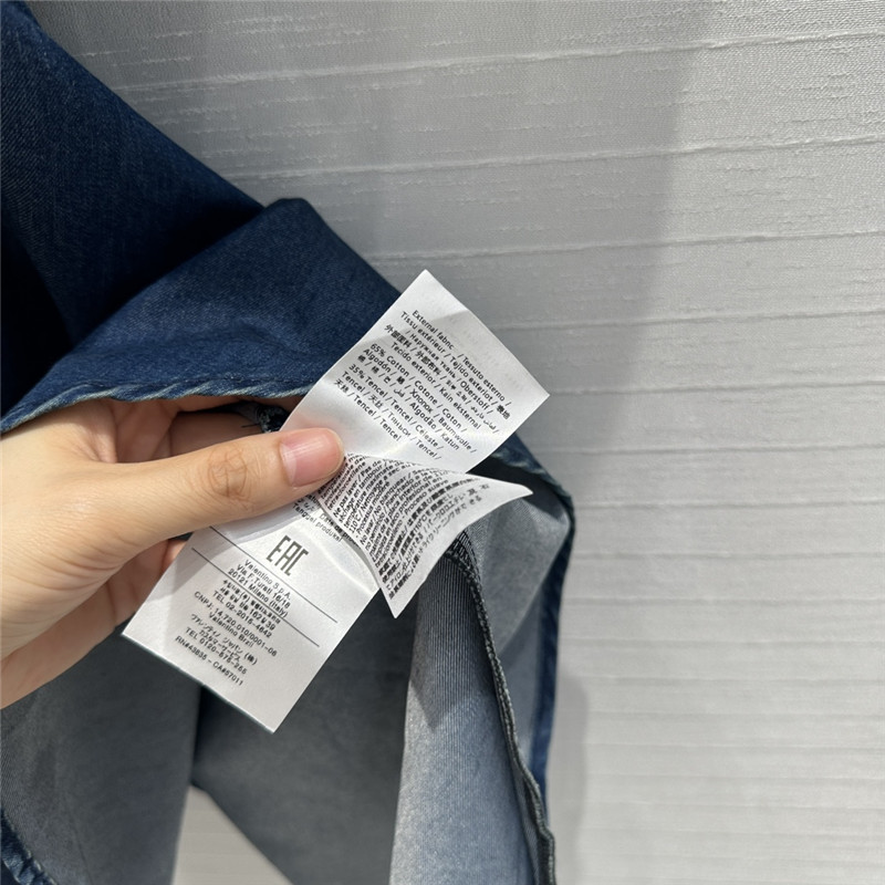 Va1e*ntin0 tencel denim dress replica clothing sites