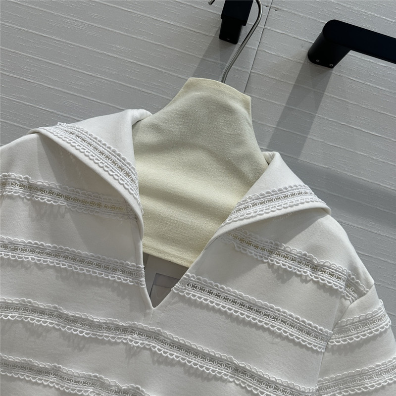 Ch**el navy collar top replica clothing sites