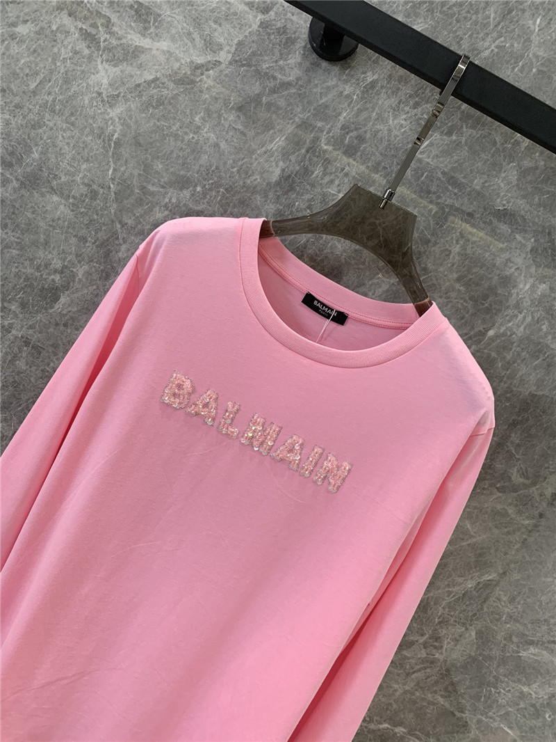 Balmain long-sleeved T-shirt replicas clothes