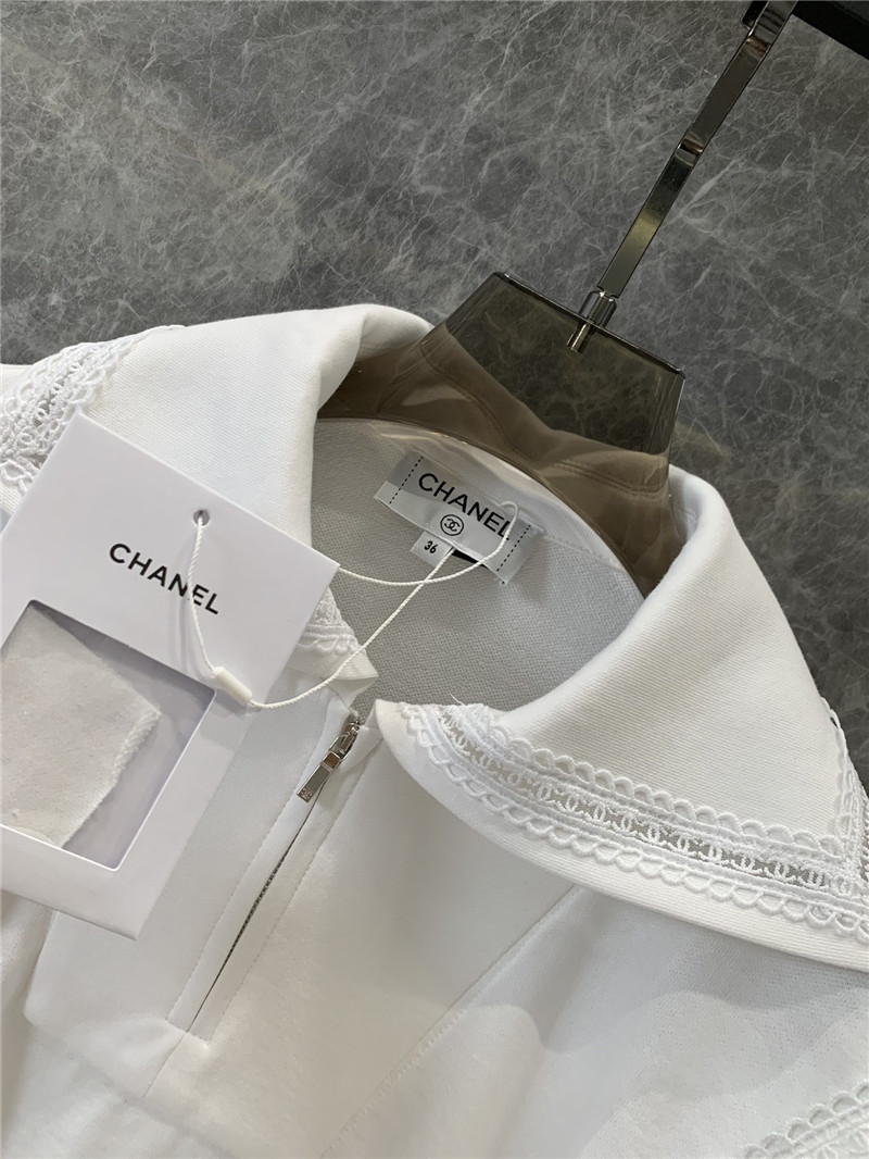 Ch**el letter hollow lace waist sleeveless top replica clothes