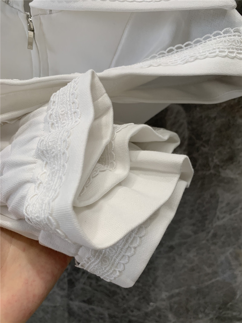 Ch**el letter hollow lace waist sleeveless top replica clothes