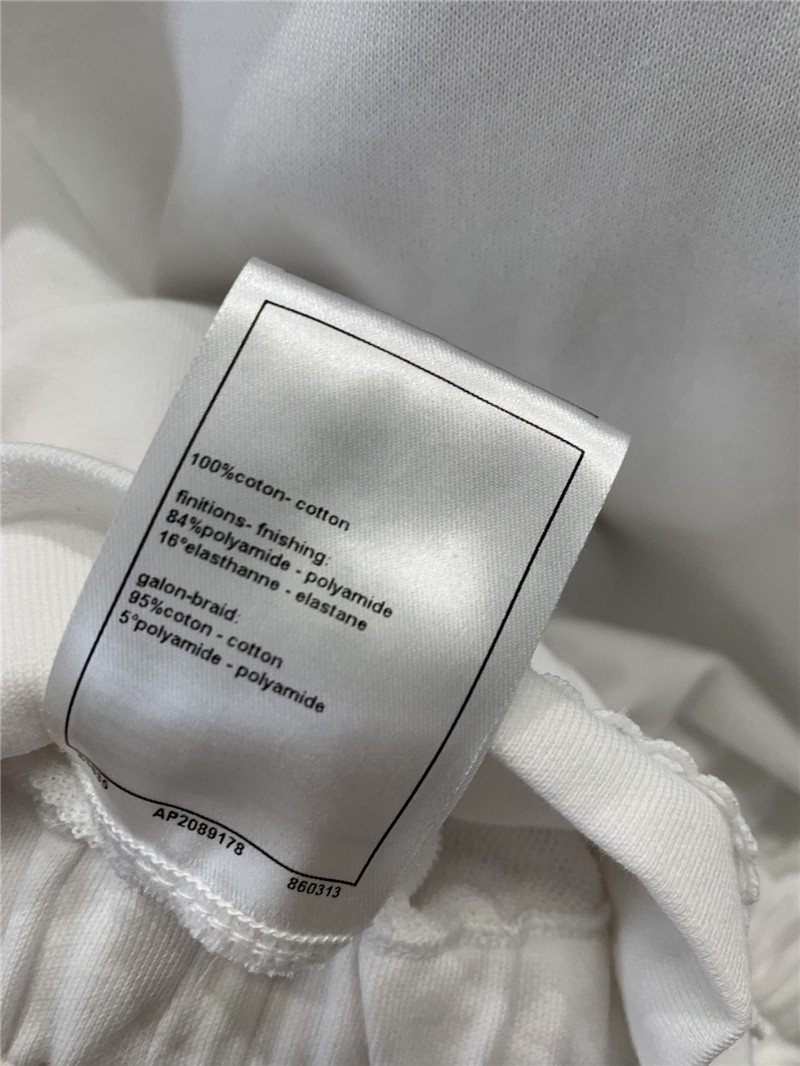 Ch**el letter hollow lace waist sleeveless top replica clothes