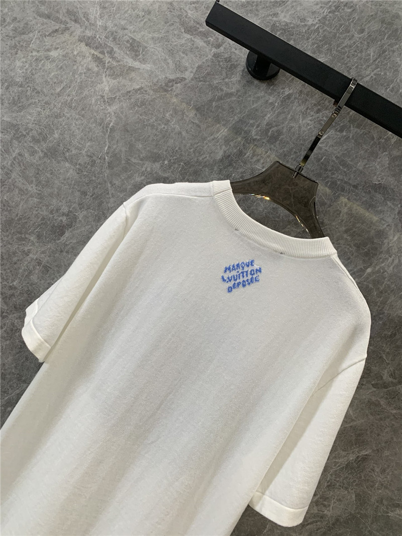 l0vis Vvtt0n lv jacquard short-sleeved sweater replica clothing