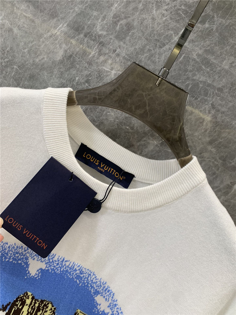 l0vis Vvtt0n lv jacquard short-sleeved sweater replica clothing