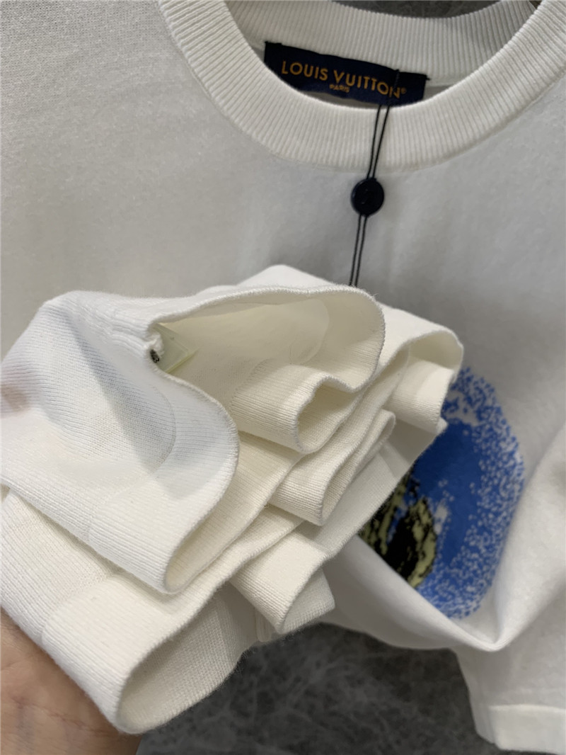 l0vis Vvtt0n lv jacquard short-sleeved sweater replica clothing