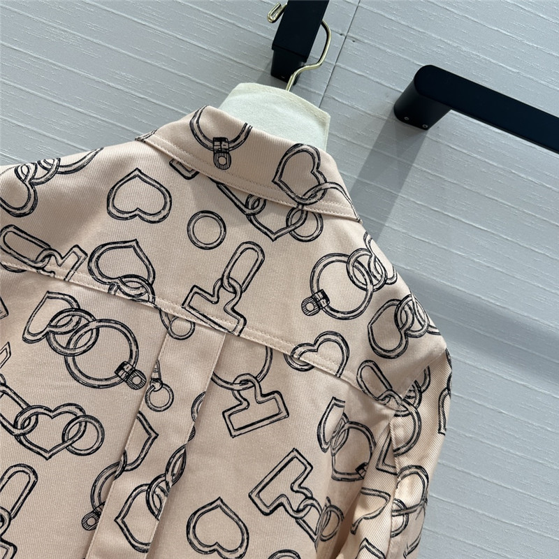 H**me5 heart chain denim jacket replica designer clothes