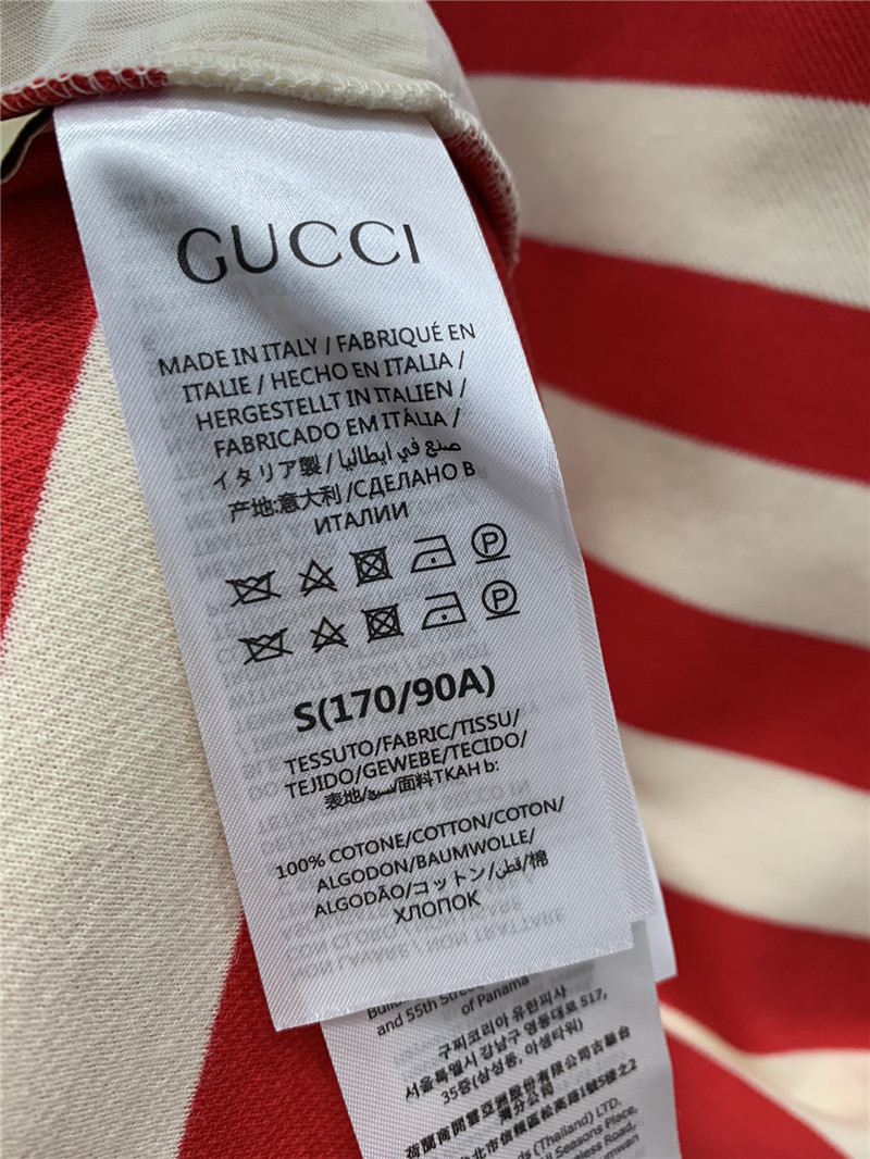 Gvc*1 red and white striped polo collar dress replica clothes