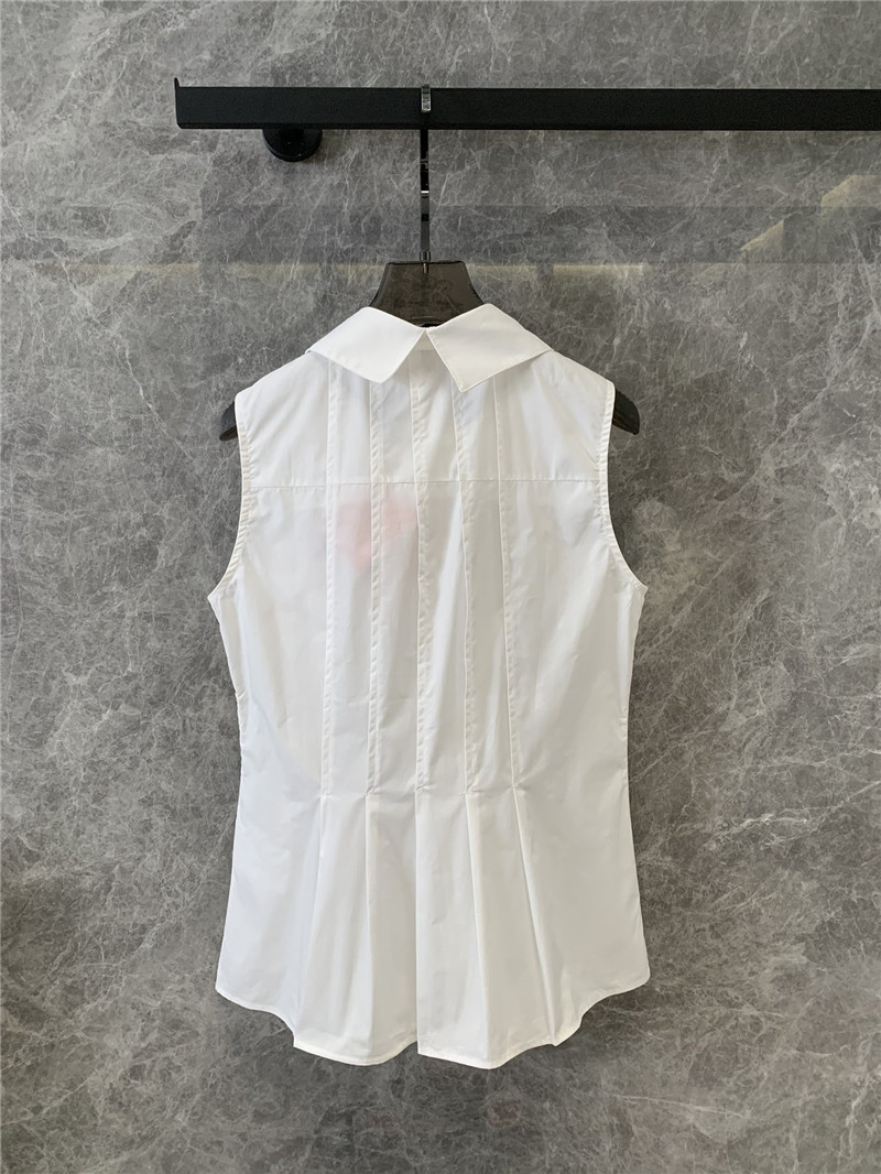 M1um1u rhinestone sleeveless vest shirt replica d&g clothing