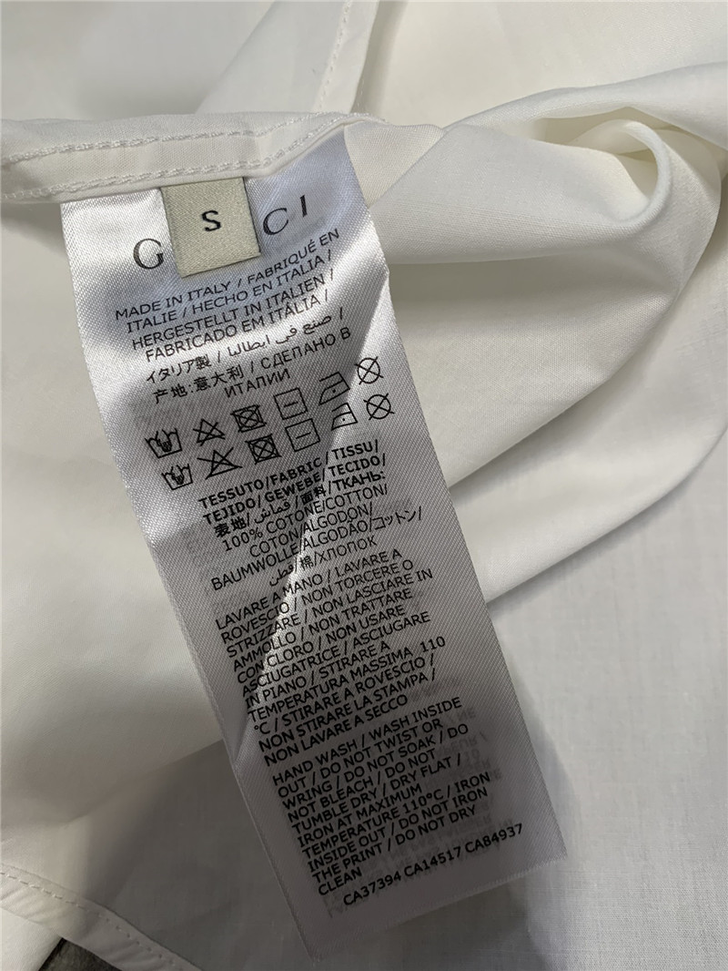 Gvc*1 mesh embroidered long-sleeved shirt replica clothing sites