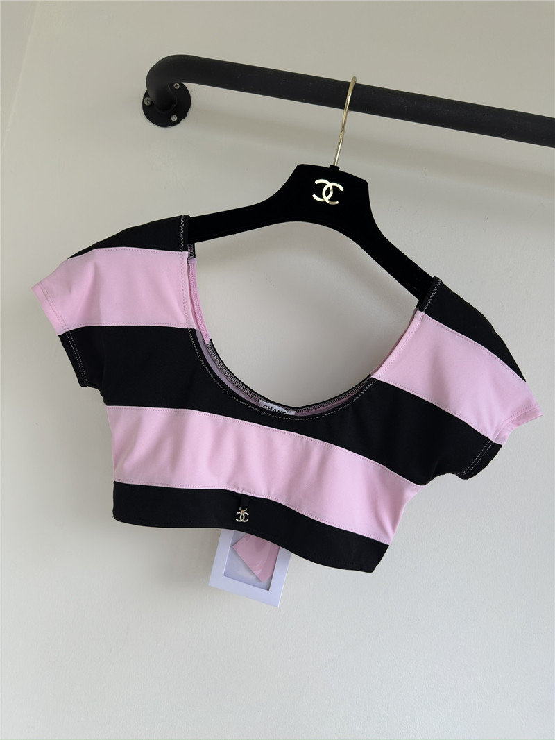 Ch**el contrast striped top replica clothing sites