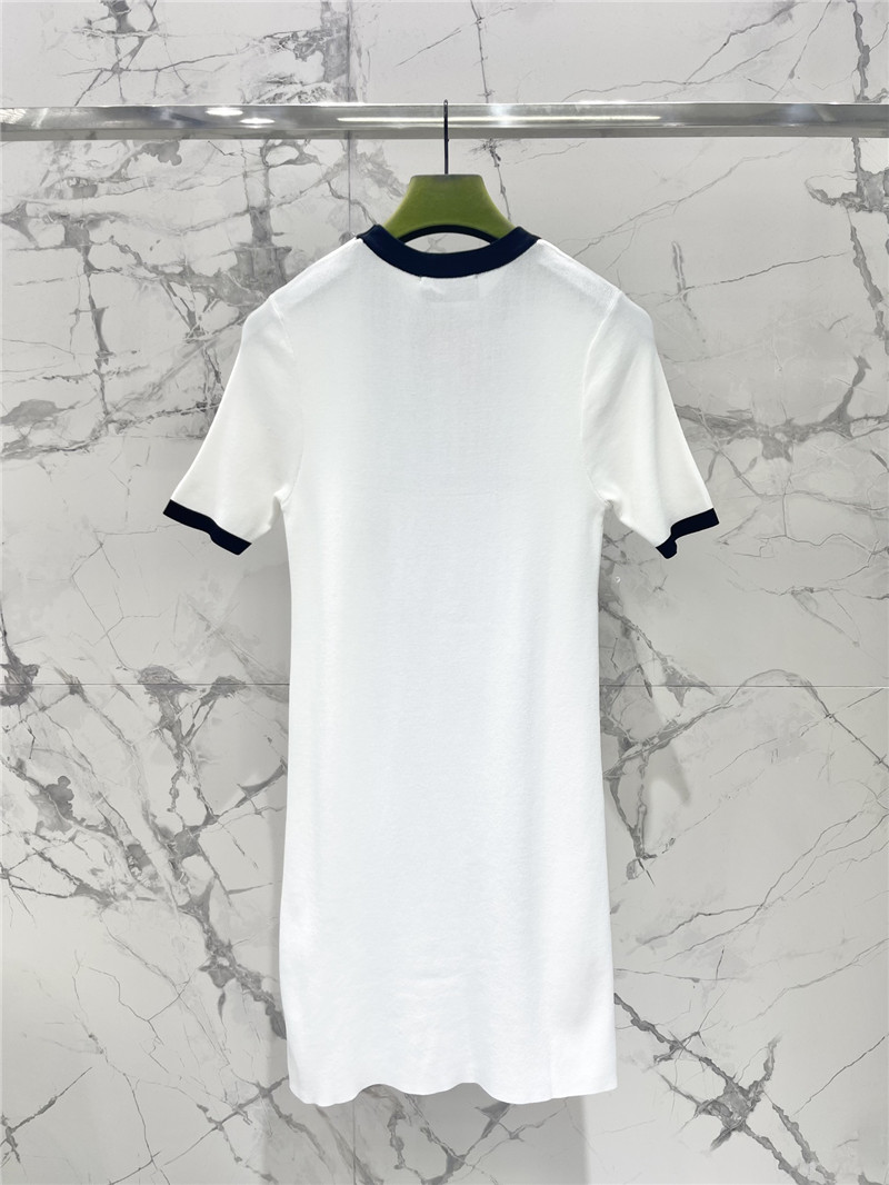 Gvc*1 contrast color knitted skirt cheap replica designer clothes