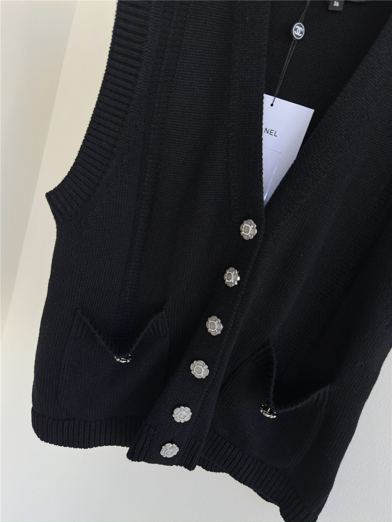 Ch**el double pocket vest replicas clothes