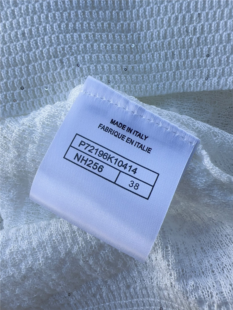 Ch**el logo jacquard top cheap replica designer clothes