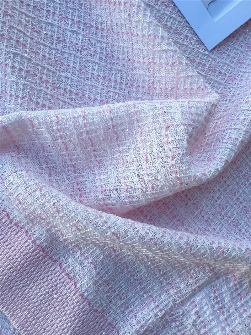 Ch**el logo jacquard top cheap replica designer clothes