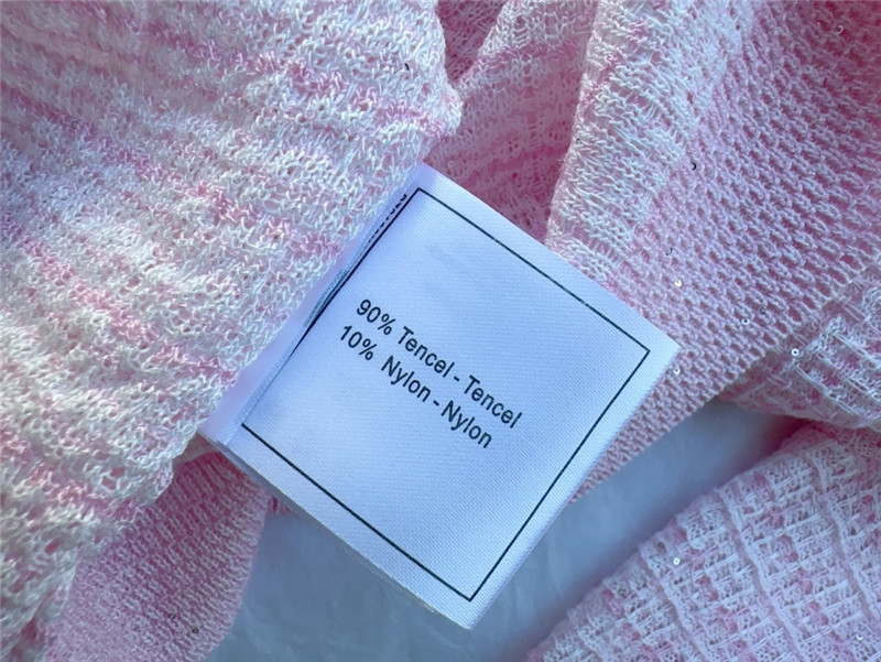 Ch**el logo jacquard top cheap replica designer clothes