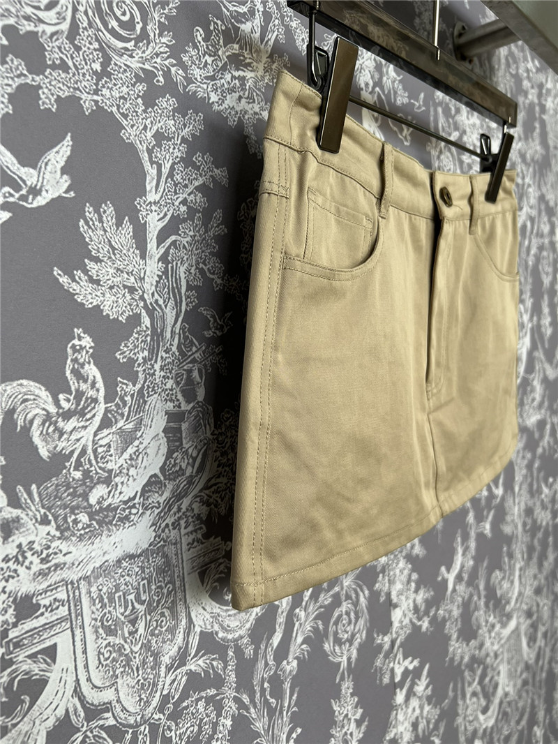 M1um1u khaki casual shorts replica designer clothes