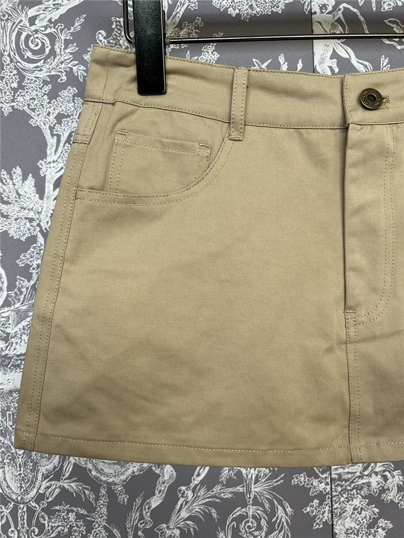 M1um1u khaki casual shorts replica designer clothes