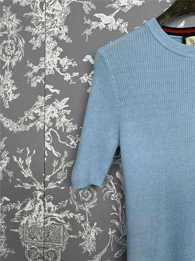 Gvc*1 knitted mid-sleeve bottoming shirt replica clothing sites