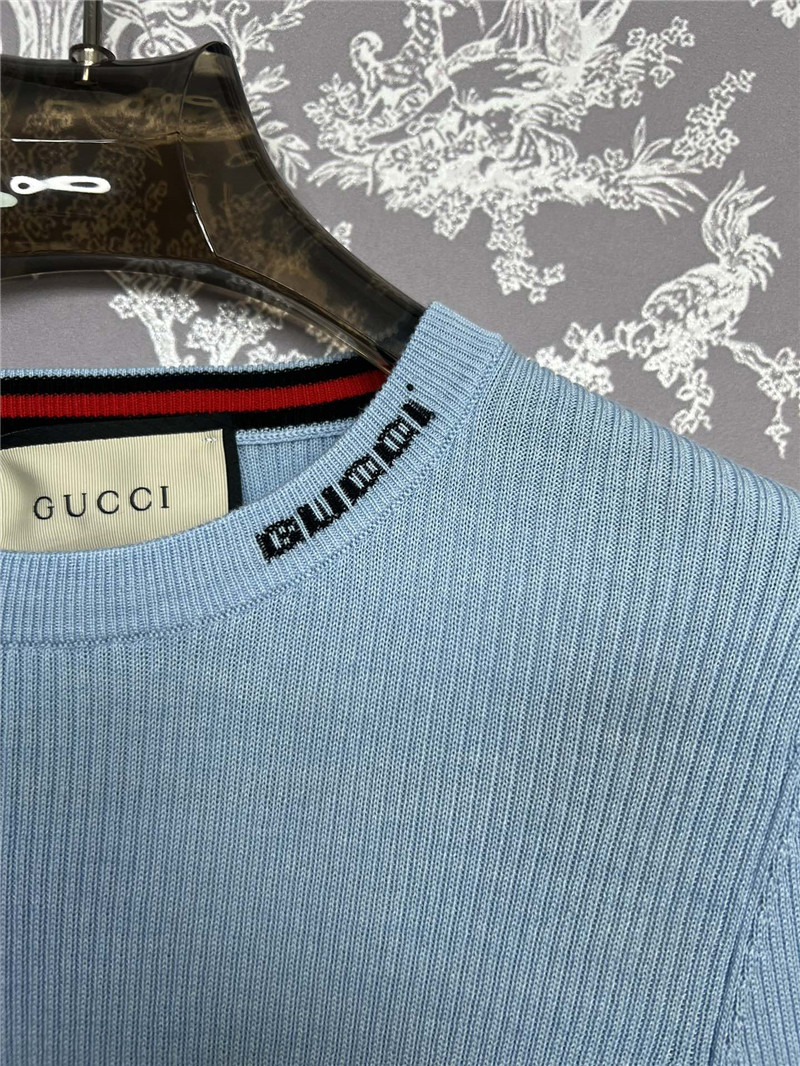 Gvc*1 knitted mid-sleeve bottoming shirt replica clothing sites