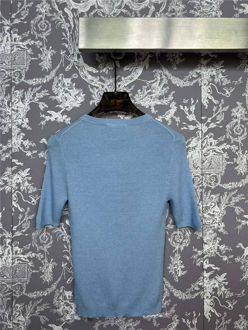 Gvc*1 knitted mid-sleeve bottoming shirt replica clothing sites