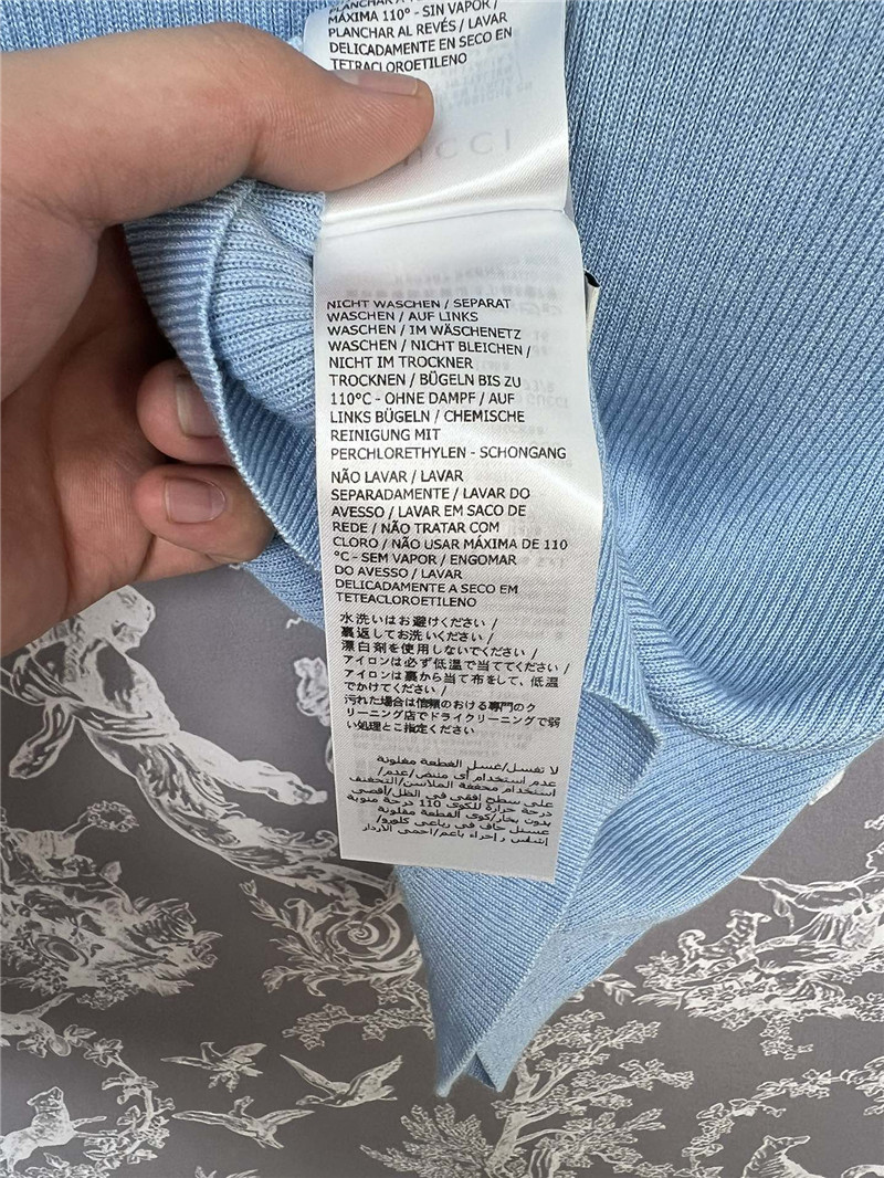 Gvc*1 knitted mid-sleeve bottoming shirt replica clothing sites