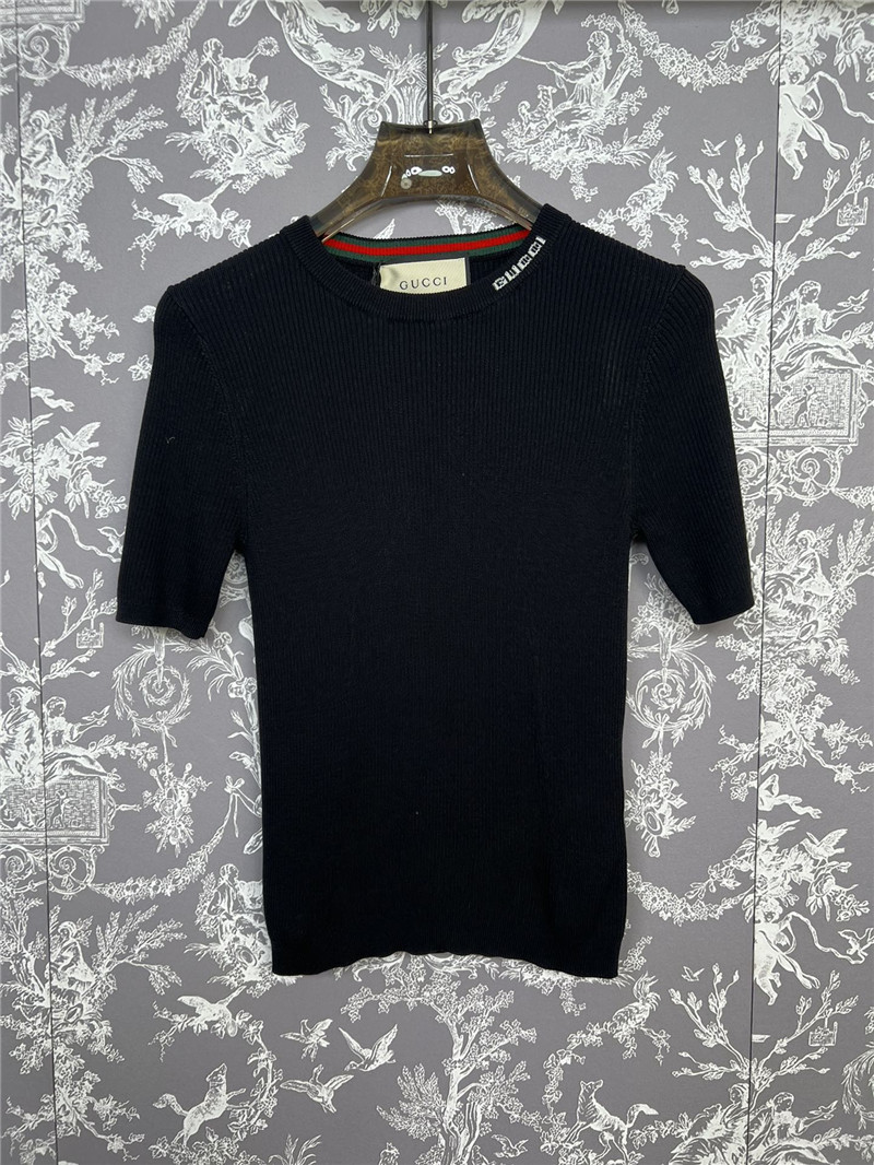 Gvc*1 knitted mid-sleeve bottoming shirt replica clothing sites