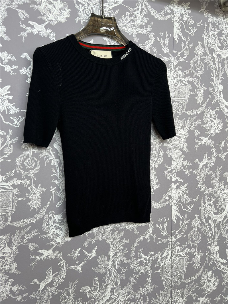 Gvc*1 knitted mid-sleeve bottoming shirt replica clothing sites