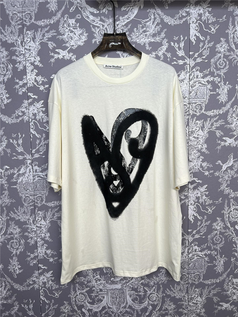 acne studios new abstract heart T-shirt replica clothing sites