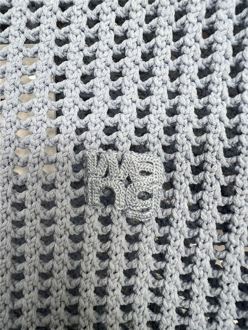 A1exa*der wang hollow knit short sleeve replicas clothes