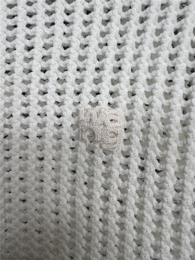 A1exa*der wang hollow knit short sleeve replicas clothes