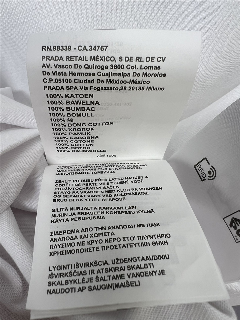 Pra*a new t-shirt replica designer clothes