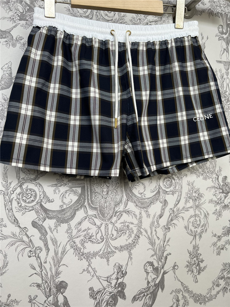 Ce1i*e new plaid shorts replica d&g clothing