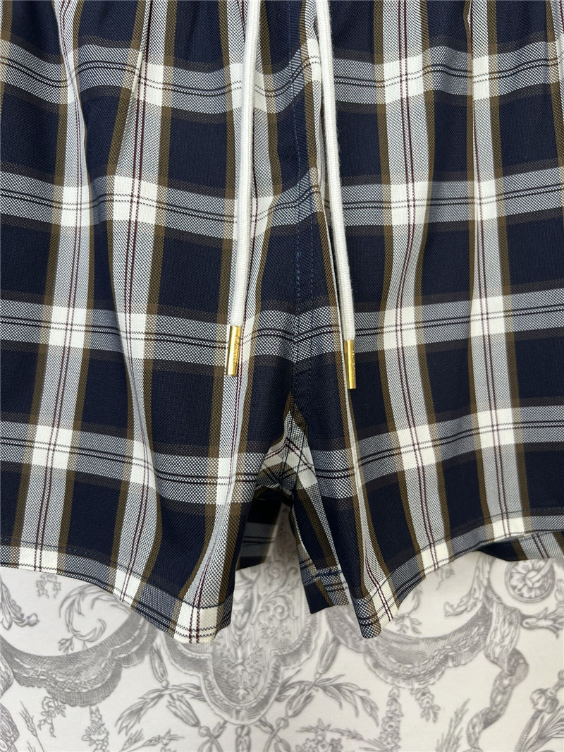 Ce1i*e new plaid shorts replica d&g clothing