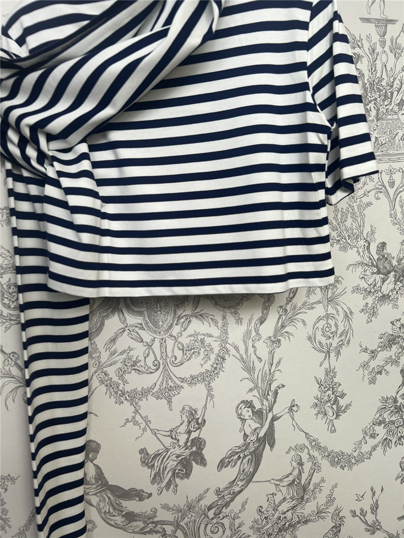 L0ew* irregular striped knitted top replica designer clothes