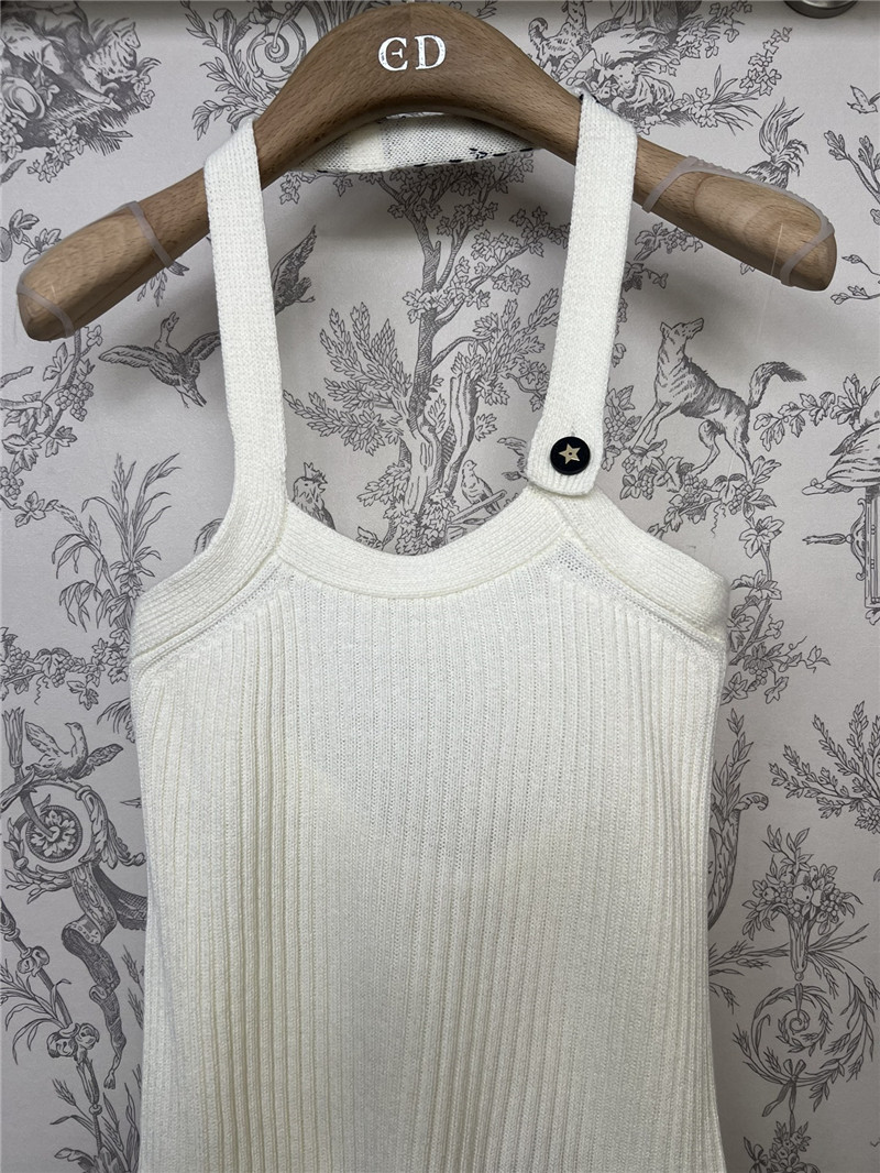 D10r halterneck knit top replica d&g clothing