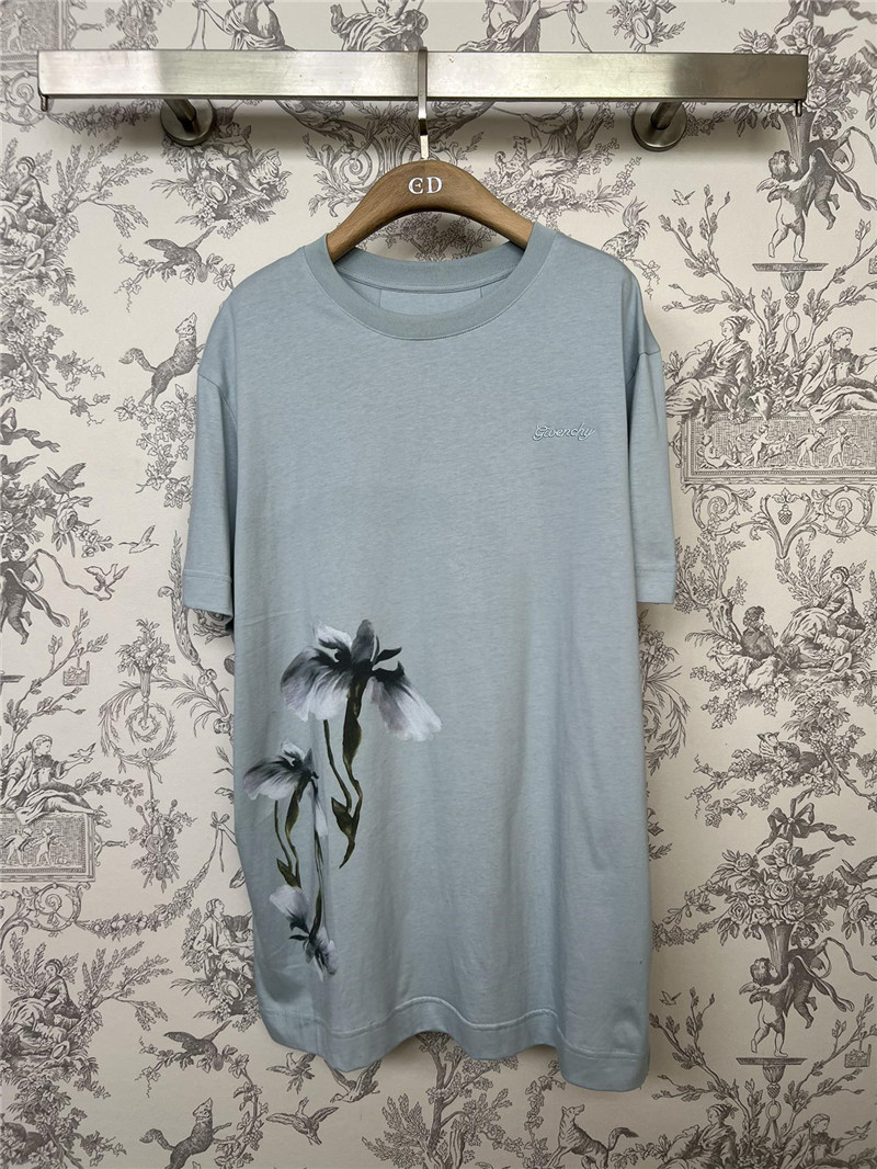 Givenchy ink flower T-shirt replica clothing sites