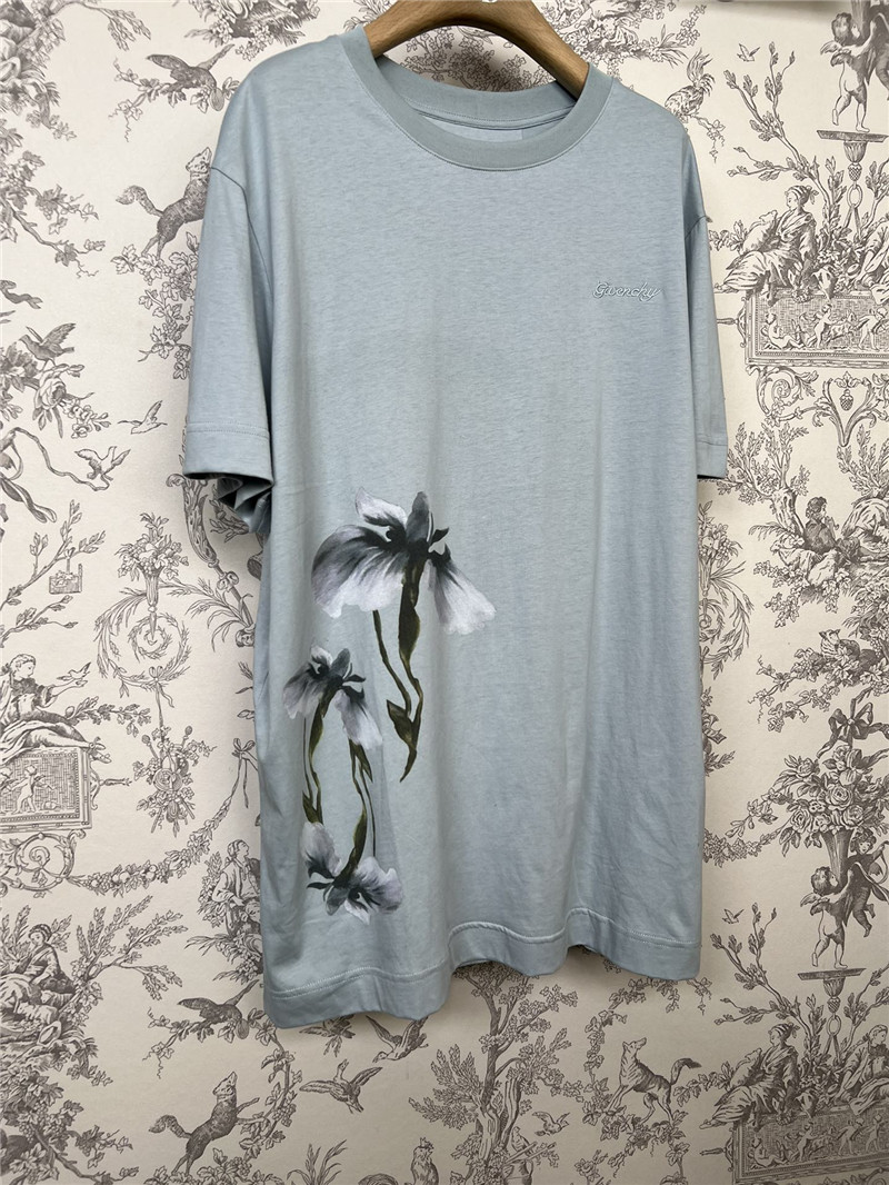 Givenchy ink flower T-shirt replica clothing sites