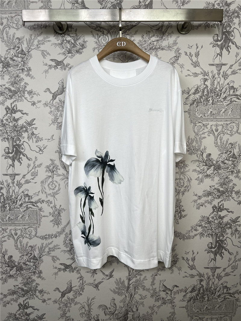 Givenchy ink flower T-shirt replica clothing sites