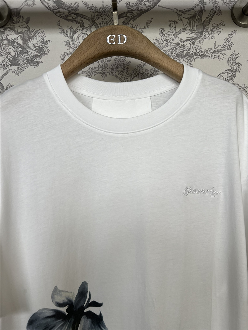 Givenchy ink flower T-shirt replica clothing sites