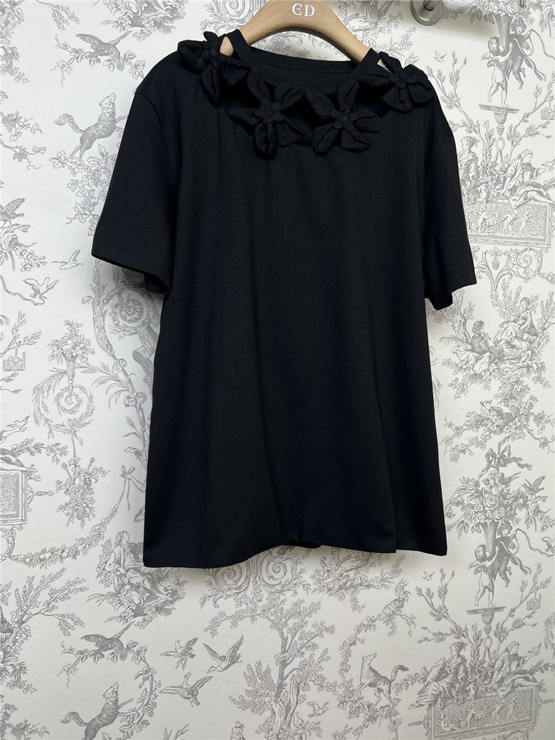 Va1e*ntin0 heavy flower t-shirt replica clothes