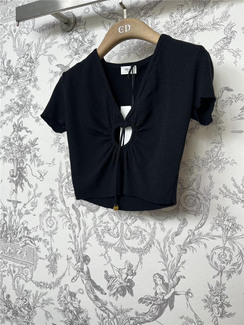 Ce1i*e knitted short-sleeved top replicas clothes