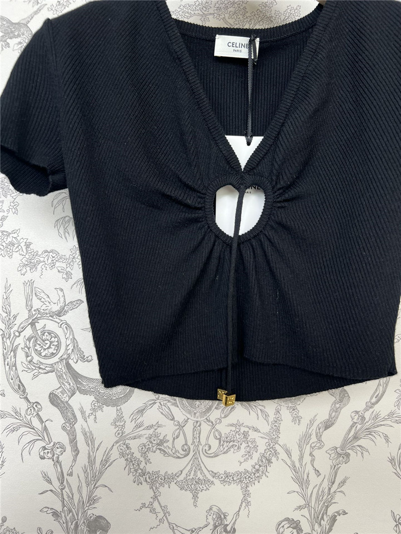 Ce1i*e knitted short-sleeved top replicas clothes