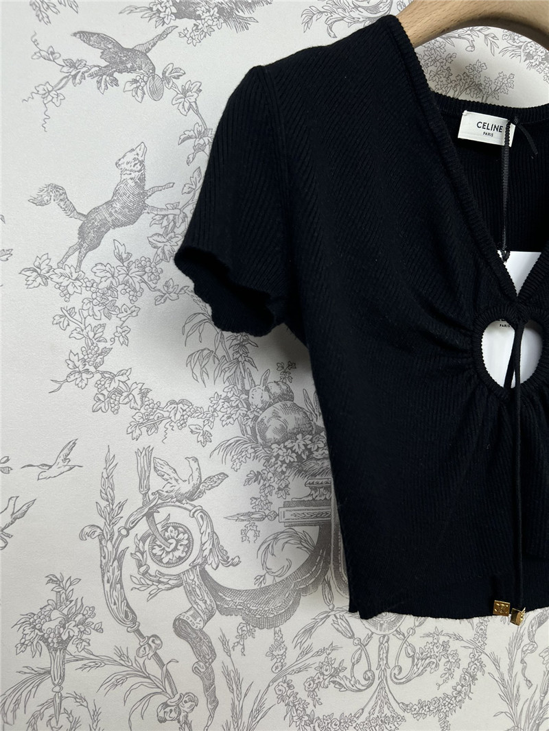 Ce1i*e knitted short-sleeved top replicas clothes